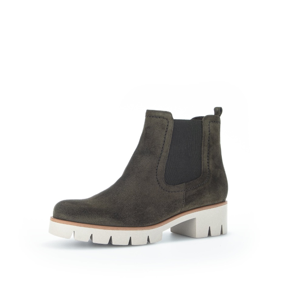 Gabor Platform Ankle Boots Caramel