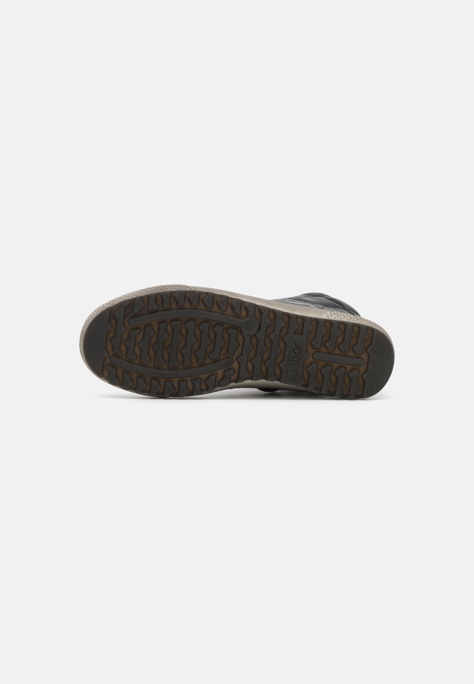 Black Gabor High-Top Trainers