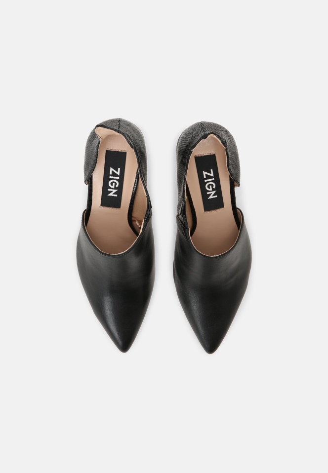 Black Gabor Leather - High Heels