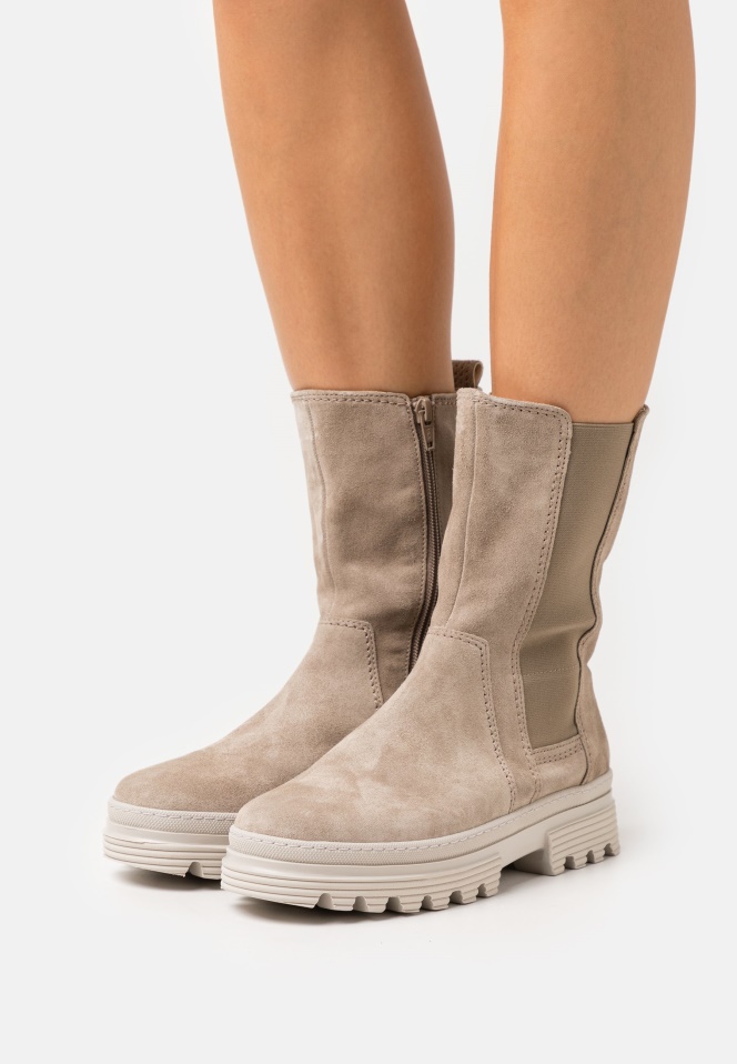 Lace-Up Ankle Boots Kiesel/Dust Gabor