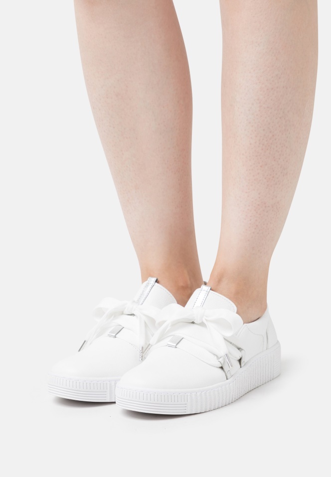 Weiss/Silber Gabor Trainers