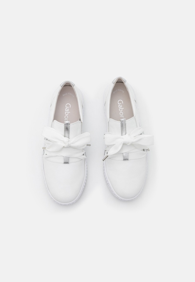 Weiss/Silber Gabor Trainers