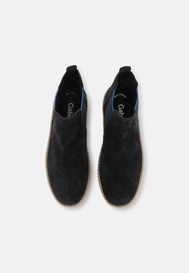 Platform Ankle Boots Pazifik/Blau/Natur Gabor
