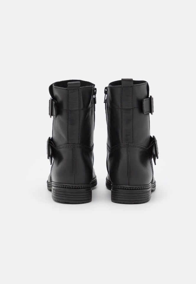 Gabor Black Cowboy/Biker Ankle Boot