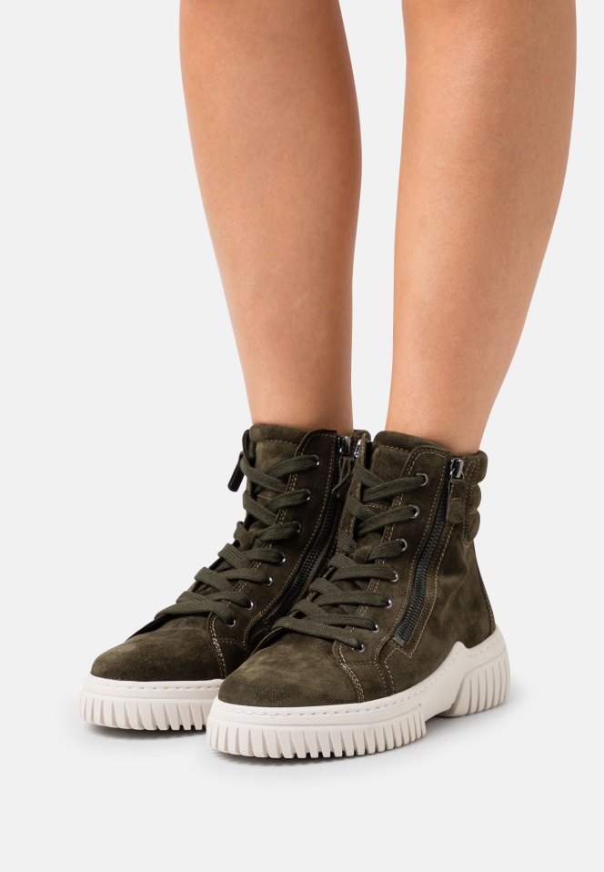 Women Platform Ankle Boots Gabor Black
