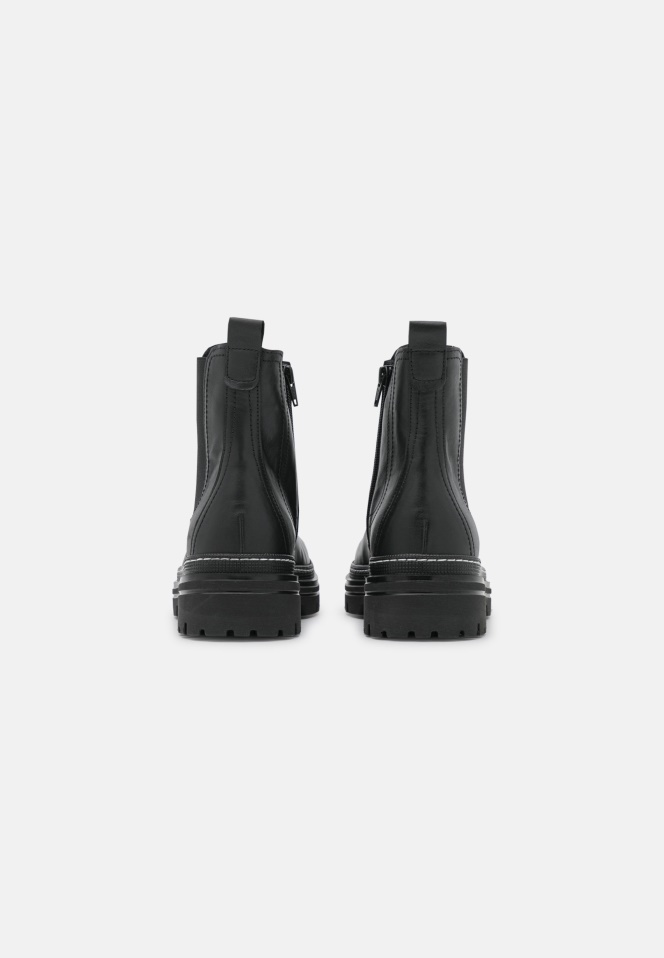 Black Gabor Platform Ankle Boots