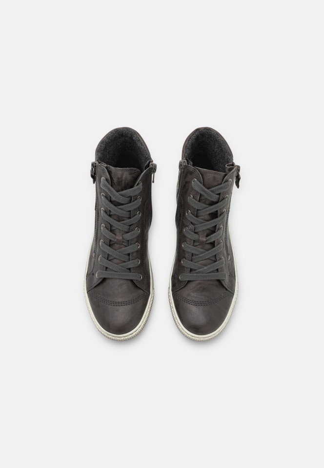 Gabor Dark Grey High-Top Trainers