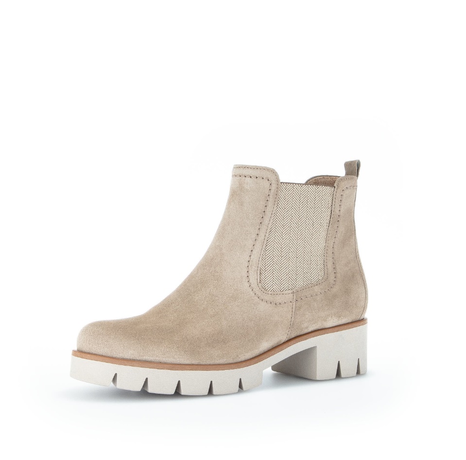 Beige Gabor Classic Ankle Boots