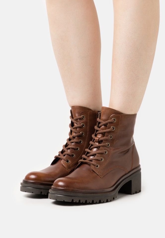 Platform Ankle Boots Gabor Tartufo/Cognac