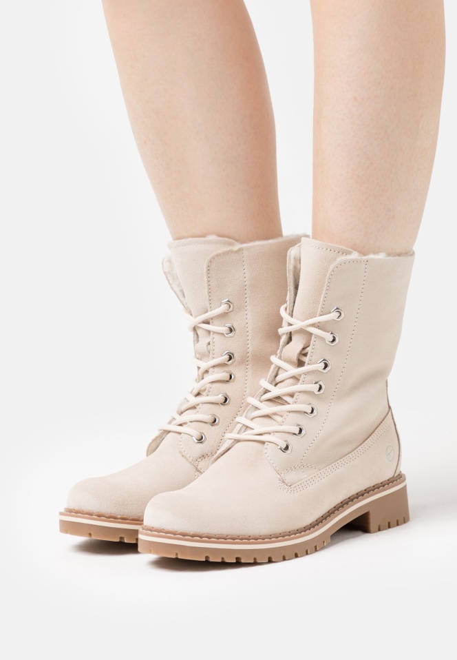 Lace-Up Ankle Boots Gabor Dark Rose