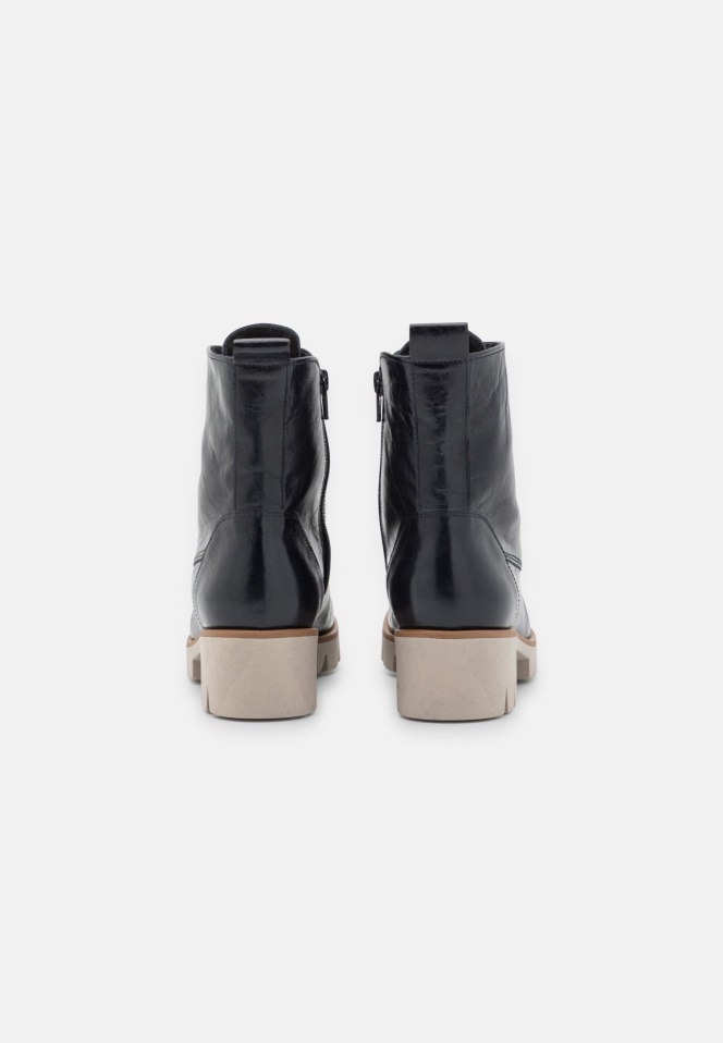 Dark Blue Lace-Up Ankle Boots Gabor