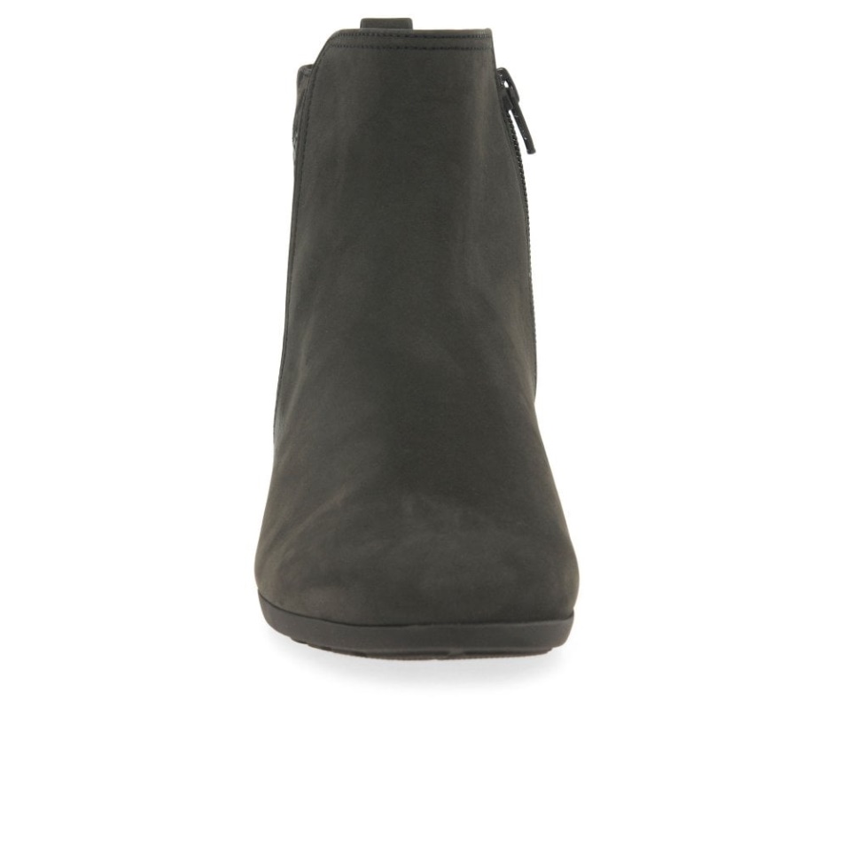 Bastia Womens Wide Fitting Ankle Boots Anthracite Nubuck Gabor