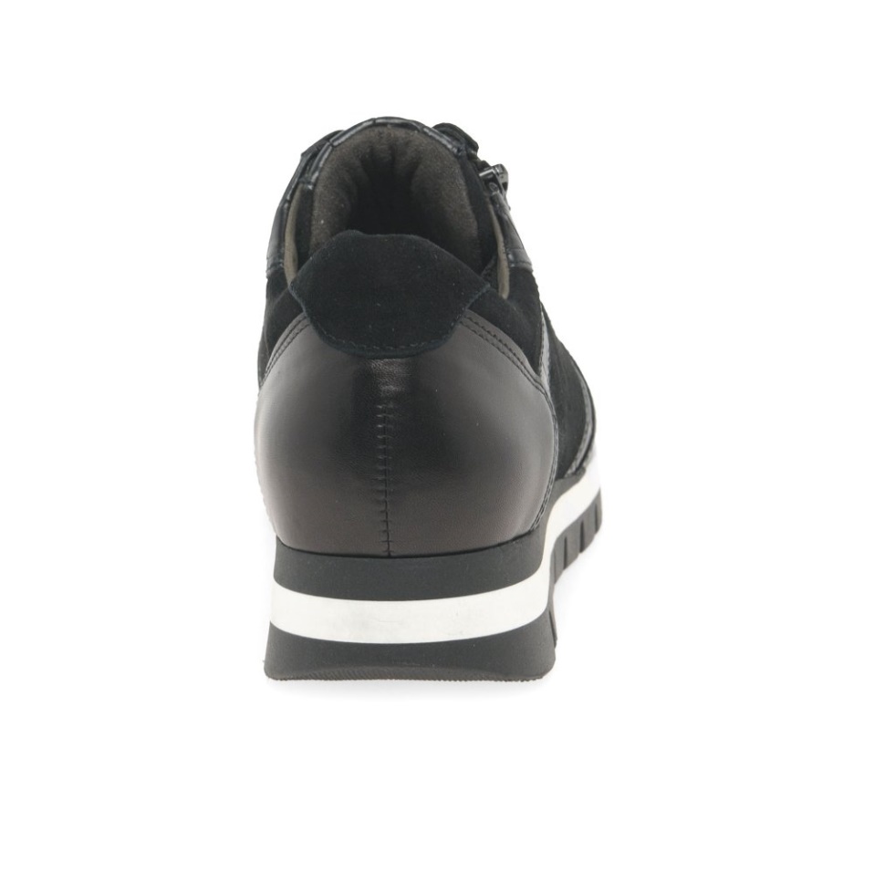 Black Gabor Willet Ladies Trainers
