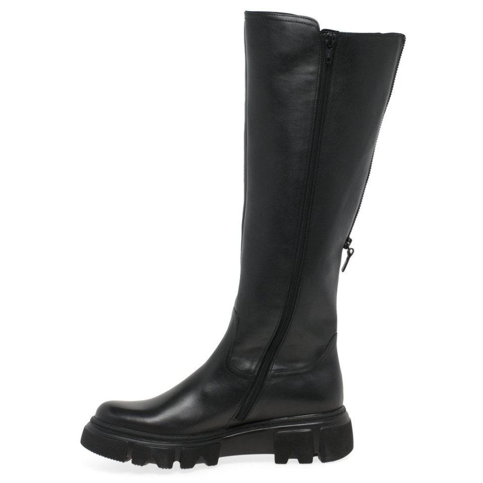 Black Juan Womens Long Boots Gabor