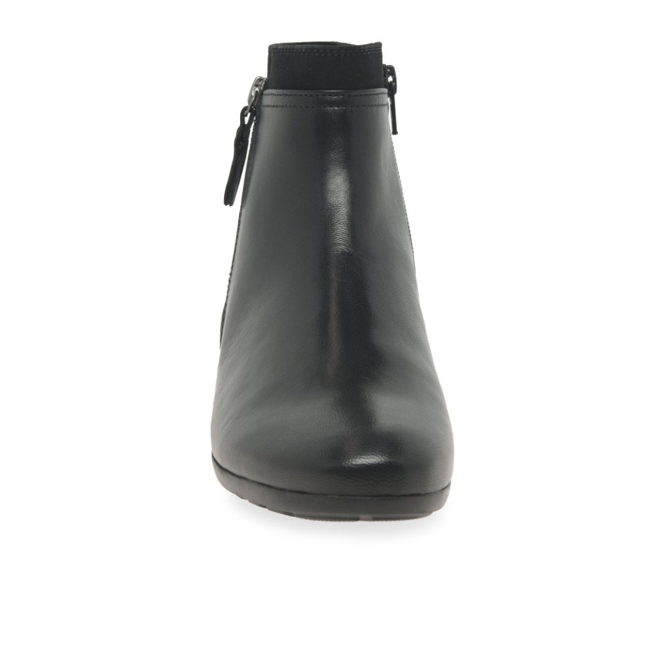 Briano Ladies Ankle Boots Black/Suede Gabor