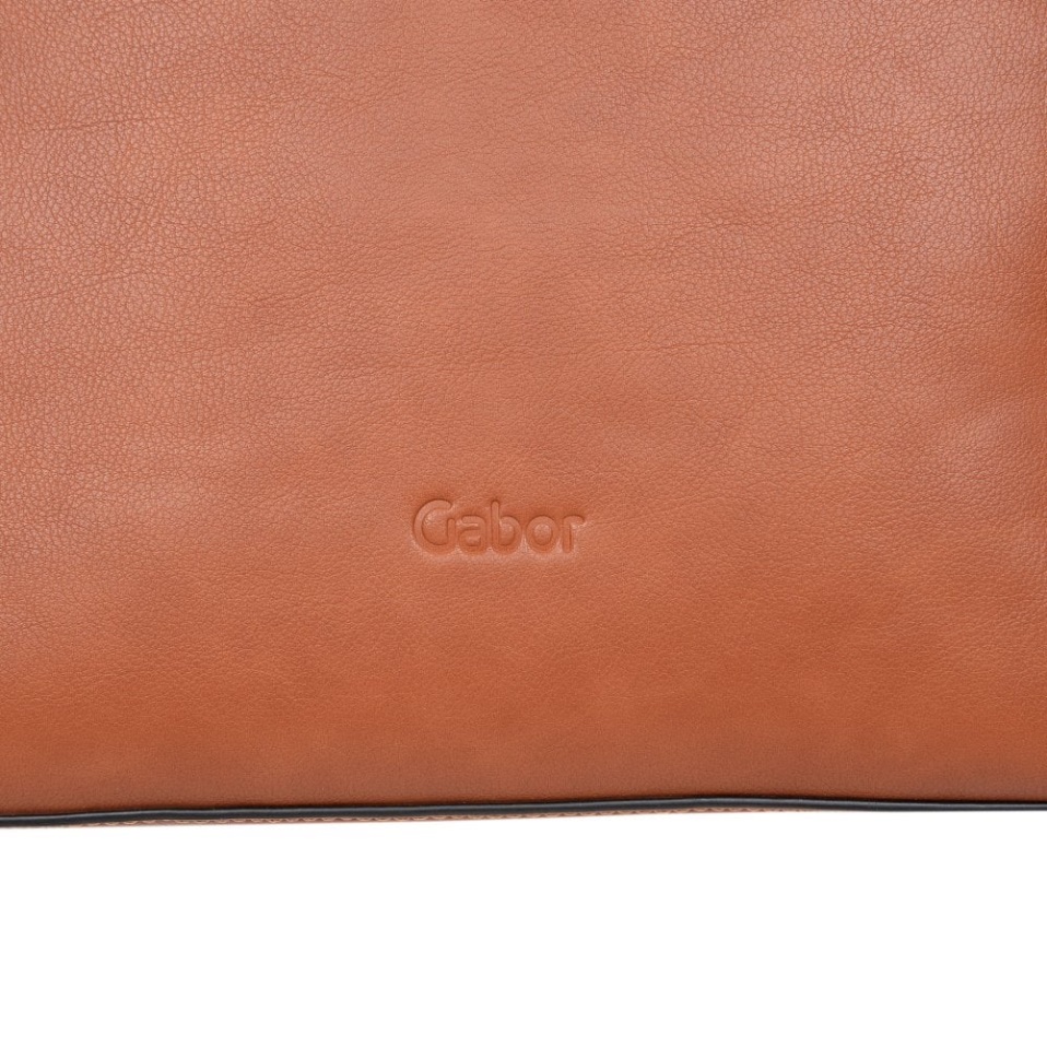 Cognac Sarda Womens Messenger Handbag Gabor