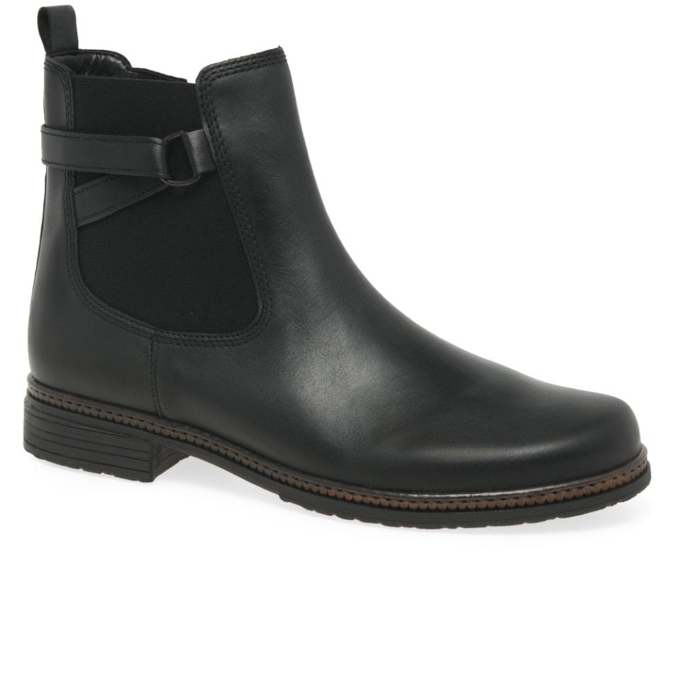 Gabor Black Nolene Womens Chelsea Boots