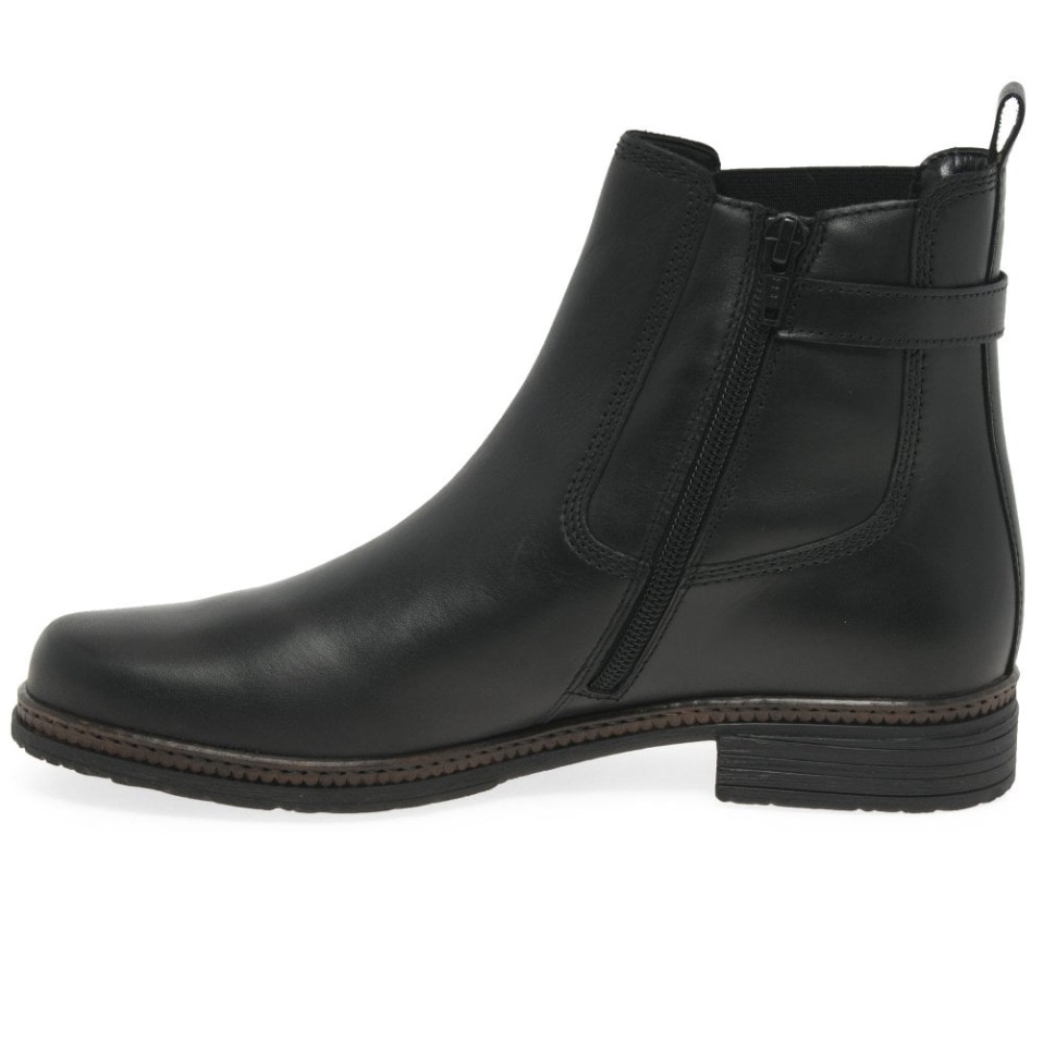 Gabor Black Nolene Womens Chelsea Boots