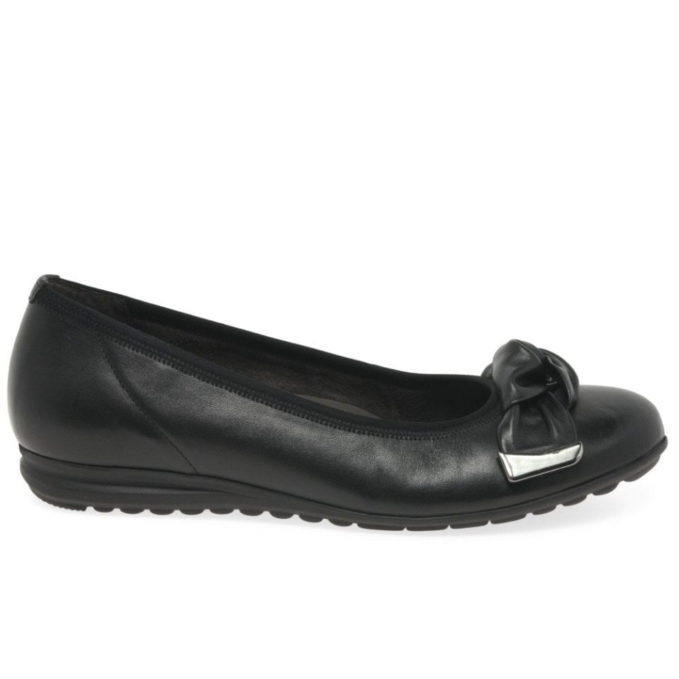 Gabor Black Silent Womens Pumps