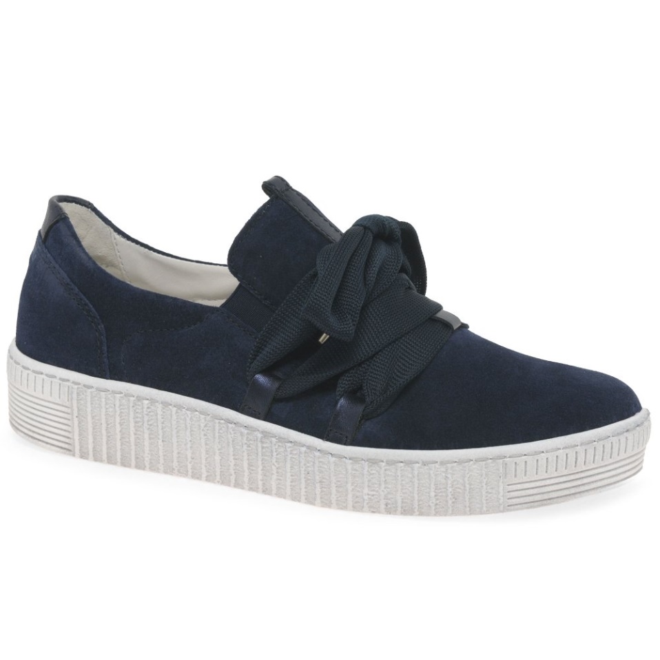 Gabor Marine Suede Waltz Womens Casual Trainers