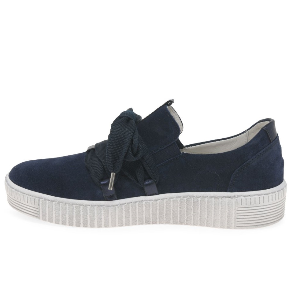 Gabor Marine Suede Waltz Womens Casual Trainers