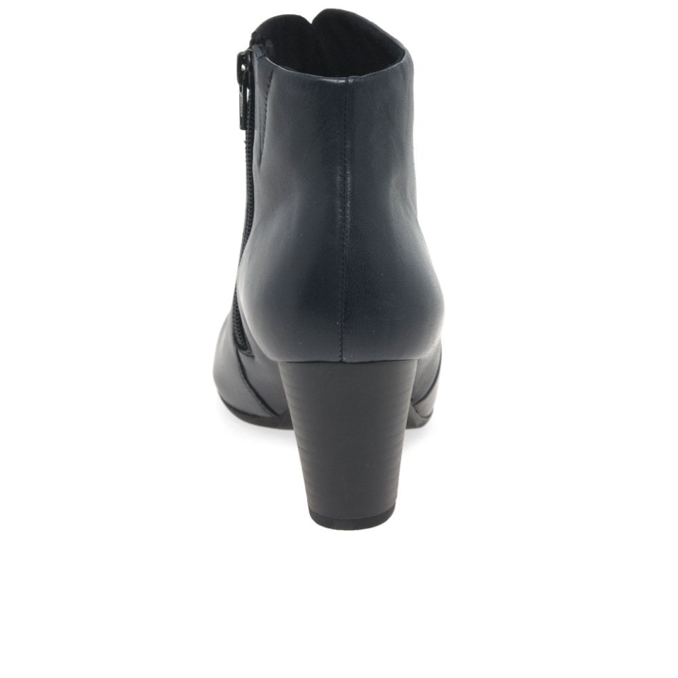 Gabor Navy Matlock Womens Ankle Boots