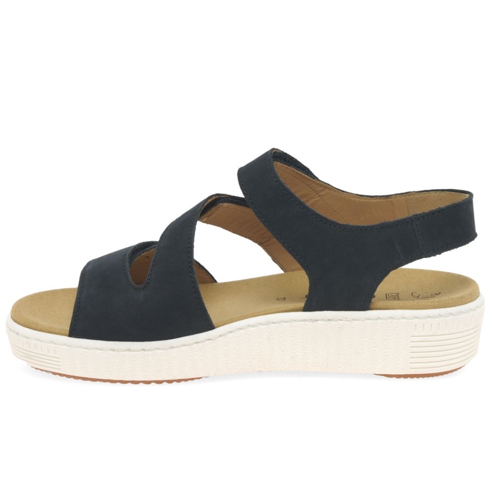 Gabor Nightblue Nubuck Marigold Ladies Sandals