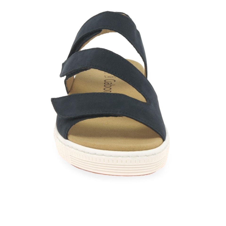 Gabor Nightblue Nubuck Marigold Ladies Sandals