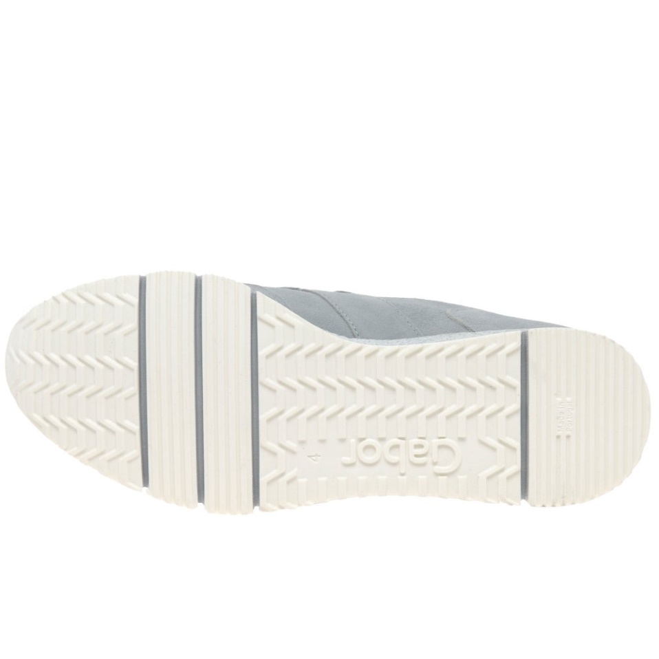 Gabor Wednesday Ladies Trainers Aquamarine Suede