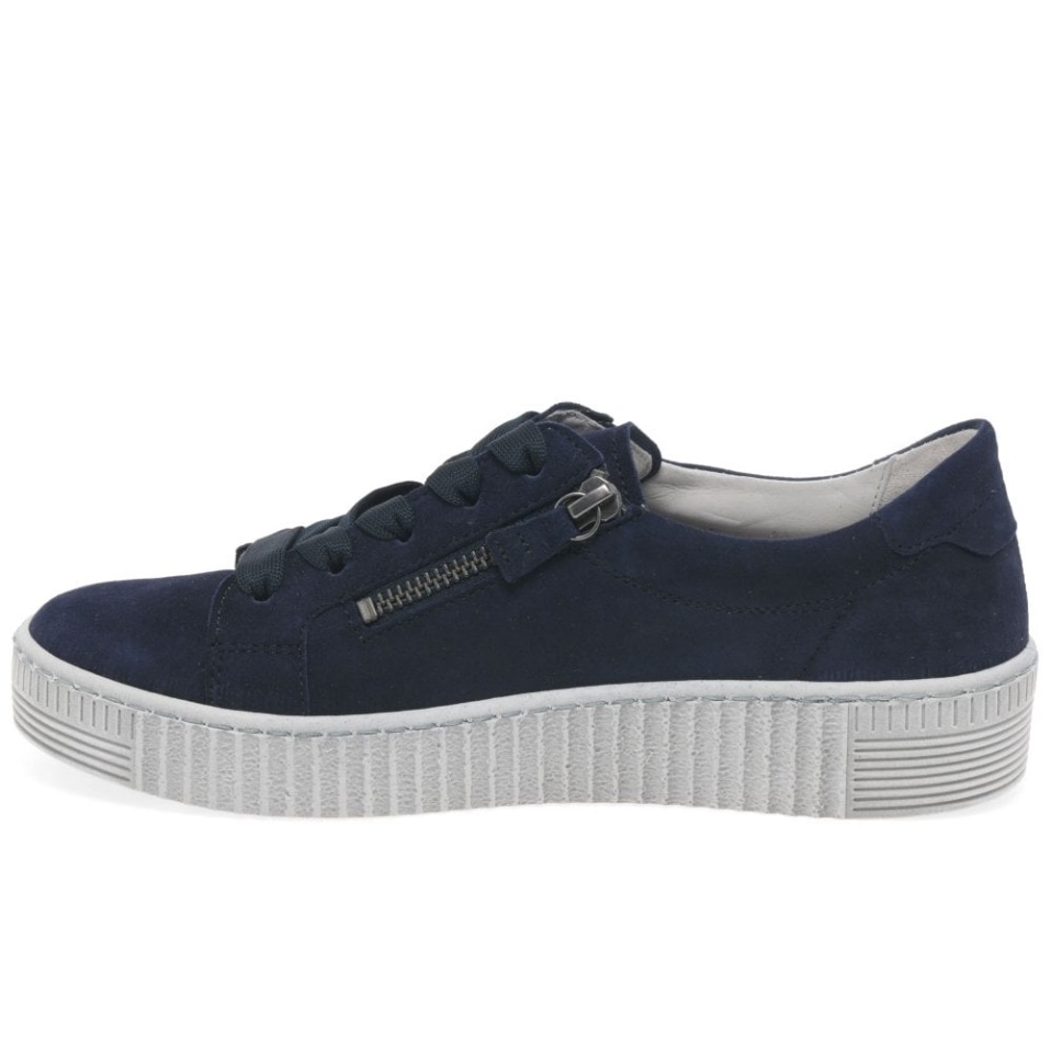 Gabor Wisdom Womens Casual Shoes Atlantik Suede