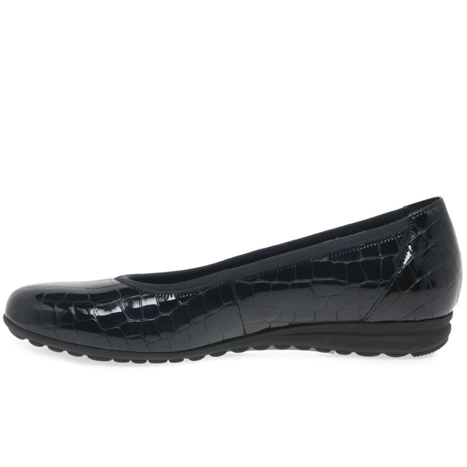 Ocean Croc Patent Gabor Splash Womens Casual Ballet Pumps