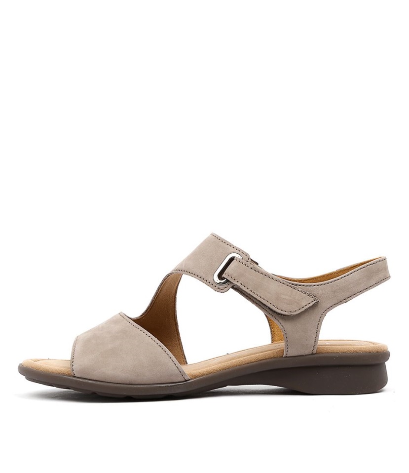 Suraya Visone ヌバック レザー サンダル ガボール