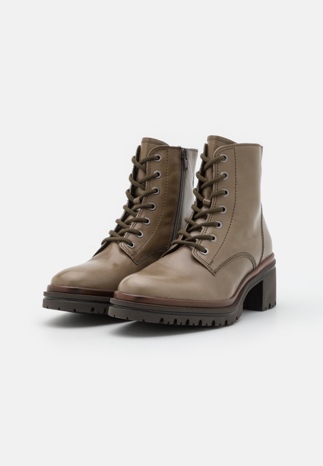 Gabor Lace-Up Ankle Boots Salbei