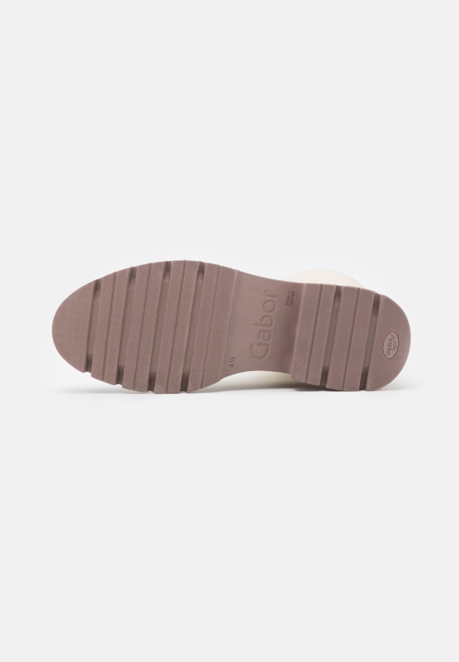 Panna/Dark Nude Gabor Lace-Up Ankle Boots