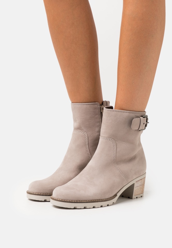 Green Army Gabor Platform Ankle Boots