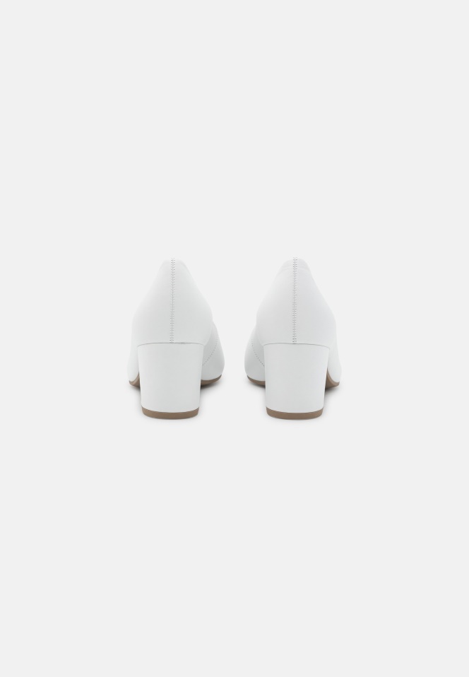 White Gabor Classic Heels