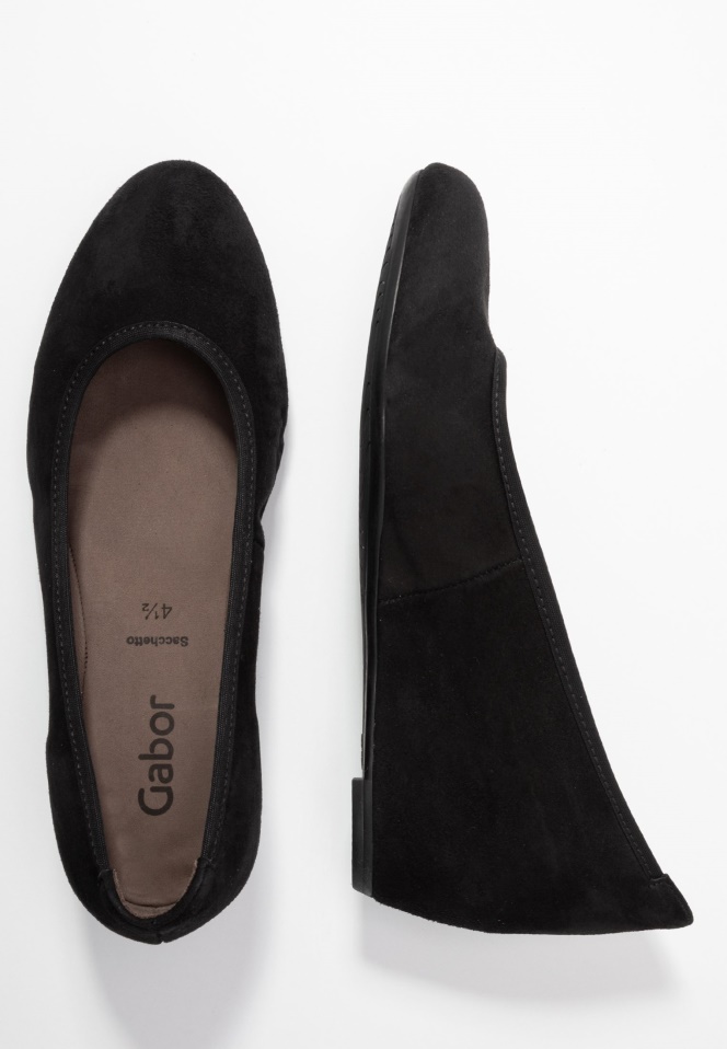 Black Gabor Wedges