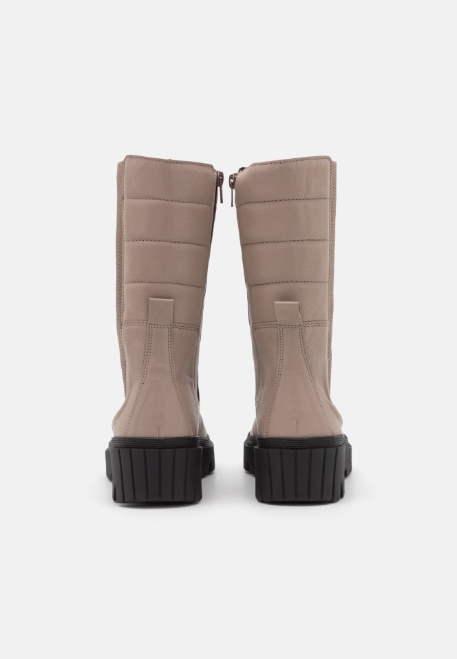 Caramel/Grey Platform Boots Gabor