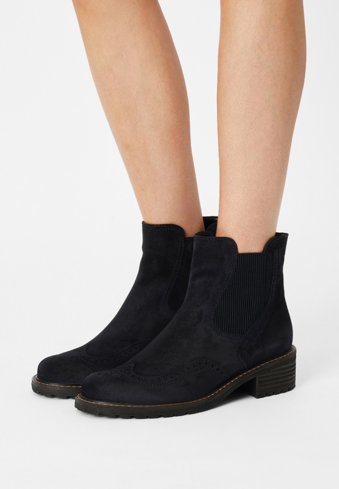 Black Gabor Classic Ankle Boots