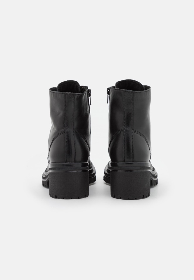 Gabor Black Lace-Up Ankle Boots