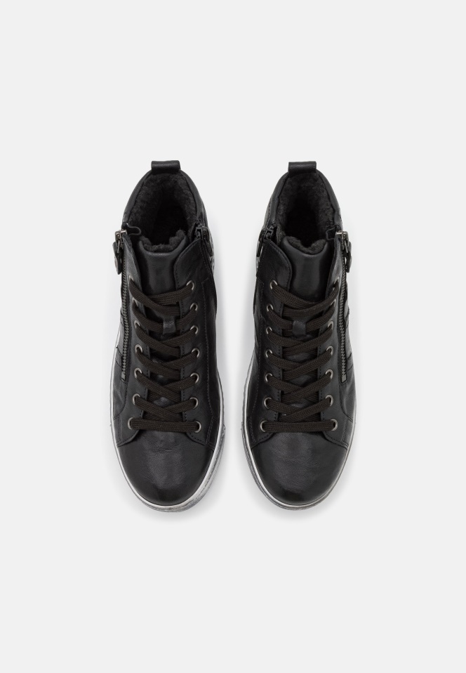 Gabor Black High-Top Trainers