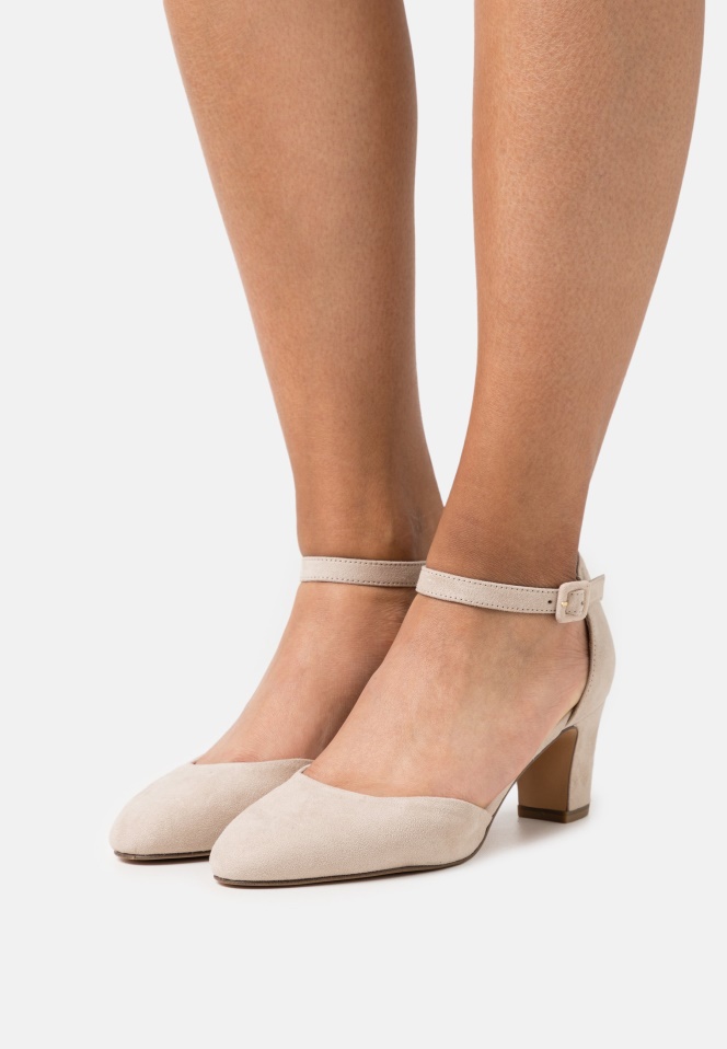 Leather Pumps - High Heels Silver Gabor
