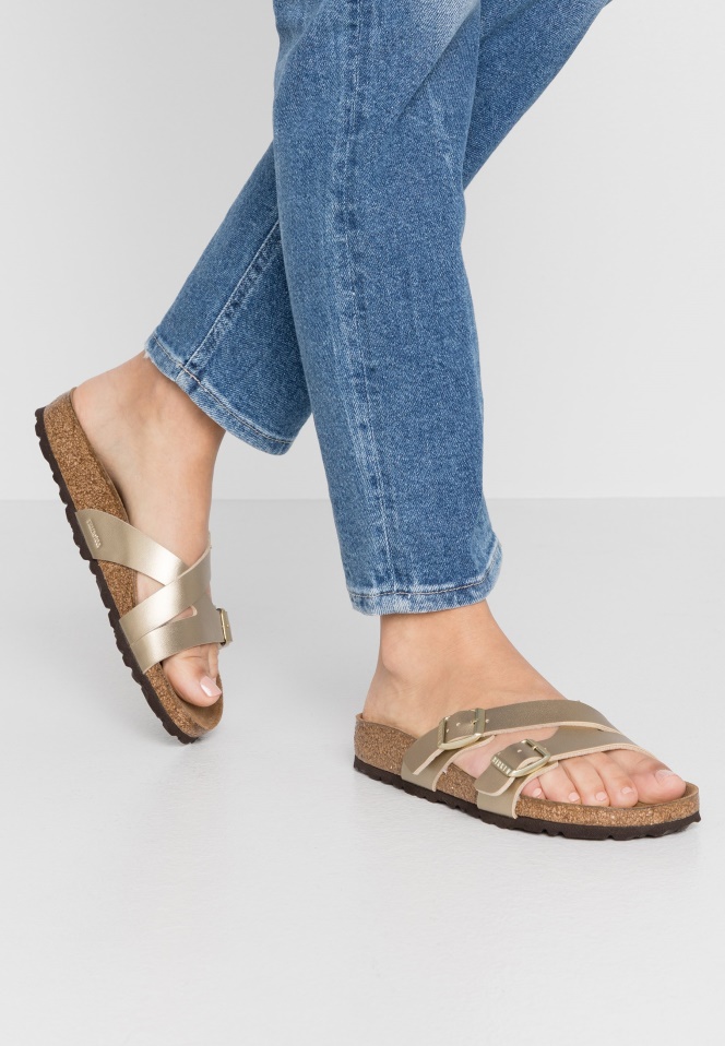 Black Gabor Mules