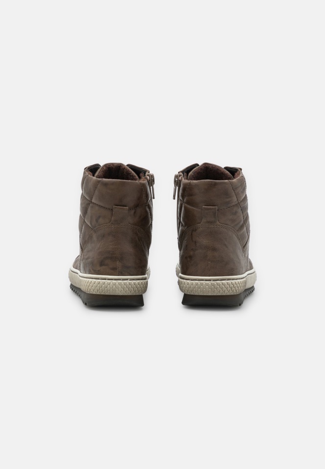 Gabor Dark Brown High-Top Trainers